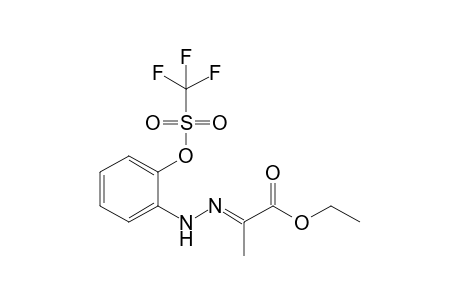 (2E)-2-[(2-triflyloxyphenyl)hydrazono]propionic acid ethyl ester