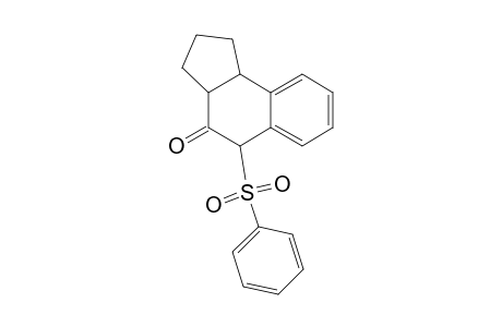 4H-Benz[e]inden-4-one, 1,2,3,3a,5,9b-hexahydro-5-(phenylsulfonyl)-, (3a.alpha.,9b.alpha.)-