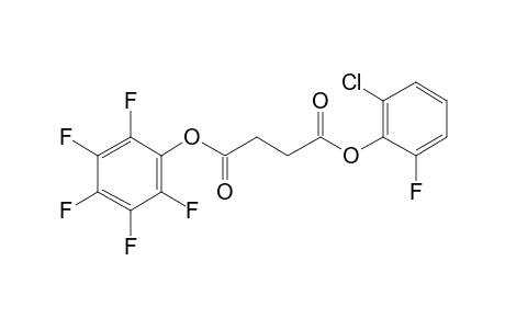 Succinic acid, 2-chloro-6-fluorophenyl pentafluorophenyl ester