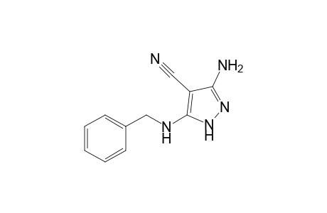 3-Amino-5-(N-benzylamino)-1H-pyrazole-4-carbonitrile