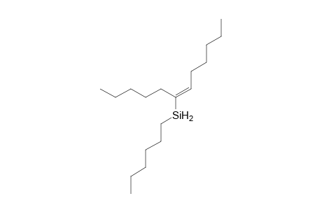 (E)-Dodec-6-en-6-yl(hexyl)silane