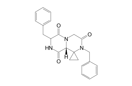 (9a' R)-2',7'-Dibenzyloctahydro-spiro(cyclopropane-1,1'-[2H]-pyrazino[1,2-a]pyrazine-3',6',9'-trione