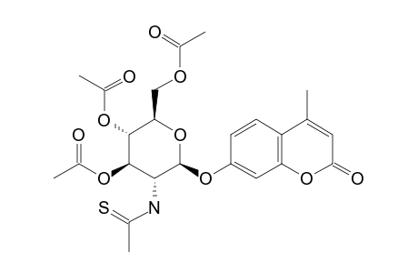 4-METHYLUMBELLIFERYL-2-DEOXY-2-THIOACETAMIDO-3,4,6-TRI-O-ACETYL-BETA-D-GLUCOPYRANOSIDE