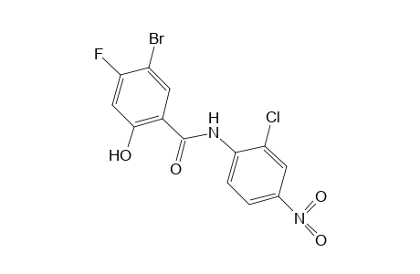 5-BROMO-2'-CHLORO-4-FLUORO-4'-NITROSALICYLANILIDE