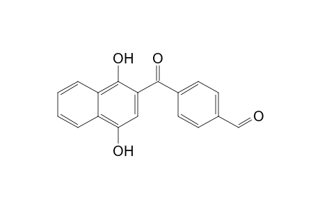 4-[(1,4-Dihydroxy-2-naphthyl)carbonyl]benzaldehyde