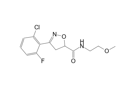 5-isoxazolecarboxamide, 3-(2-chloro-6-fluorophenyl)-4,5-dihydro-N-(2-methoxyethyl)-