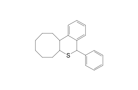 6a,7,8,9,10,11,12,12a-Octahydro-5-phenyl-5H-cycloocta[c]-2-benzothiopyran