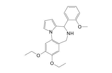 8,9-Diethoxy-4-(2-methoxyphenyl)-5,6-dihydro-4H-pyrrolo[1,2-a][1,4]benzodiazepine