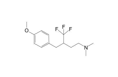 4,4,4-trifluoro-3-(4-methoxybenzyl)-N,N-dimethylbutan-1-amine