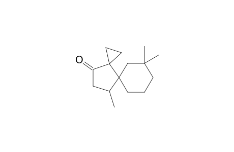 6,6,10-Trimethyldispiro[2.0.5.3]dodecan-12-one