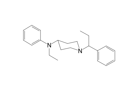 N-Ethyl-N-phenyl-1-(1-phenylpropan-1-yl)piperidin-4-amine