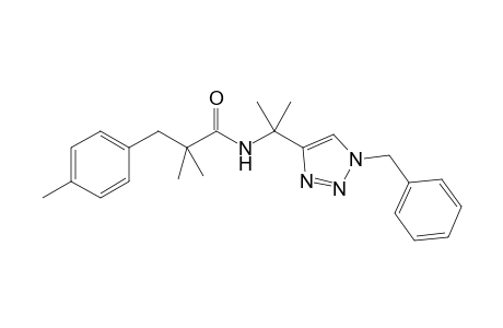N-(2-(1-Benzyl-1H-1,2,3-triazol-4-yl)propan-2-yl)-2,2-dimethyl-3-(p-tolyl)propanamide