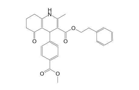 3-quinolinecarboxylic acid, 1,4,5,6,7,8-hexahydro-4-[4-(methoxycarbonyl)phenyl]-2-methyl-5-oxo-, 2-phenylethyl ester