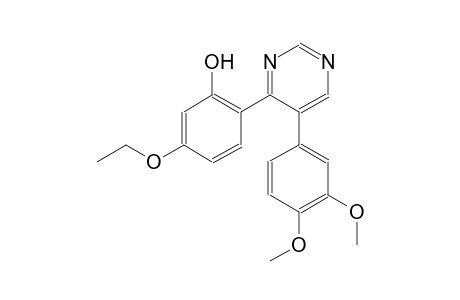 phenol, 2-[5-(3,4-dimethoxyphenyl)-4-pyrimidinyl]-5-ethoxy-