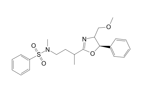 (R)-4-Methoxymethyl-5-phenyl-2-[1-methyl-3-(N-methyl-N-phenylsulfonylamino)propyl]-4,5-dihydrooxazoline