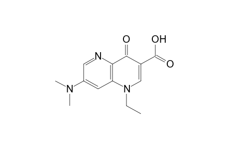 1,4-DIHYDRO-7-(DIMETHYLAMINO)-1-ETHYL-4-OXO-1,5-NAPHTHYRIDINE-3-CARBOXYLIC ACID