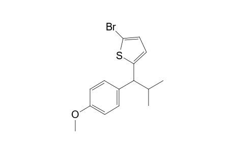 2-bromo-5-(1-(4-methoxyphenyl)-2-methylpropyl)thiophene