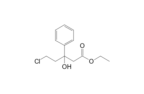 Ethyl 5-chloro-3-hydroxy-3-phenylpentanoate
