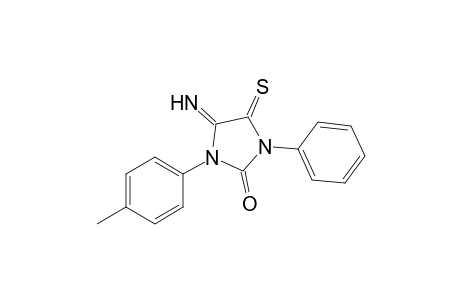 4-Imino-1-phenyl-5-thioxo-3-p-tolylimidazolidin-2-one