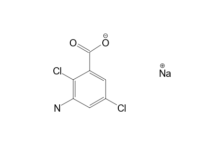 3-AMINO-2,5-DICHLOROBENZOIC ACID, SODIUM SALT