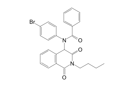 N-(4-Bromophenyl)-N-(2-butyl-1,3-dioxo-1,2,3,4-tetrahydroisoquinolin-4-yl)benzamide