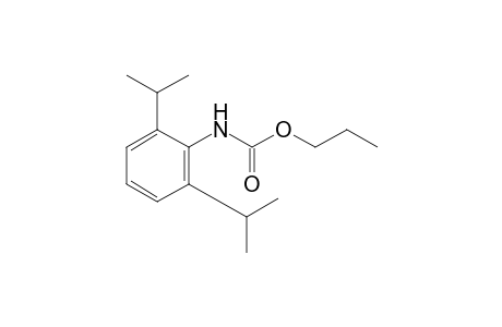 2,6-diisopropylcarbanilic acid, propyl ester
