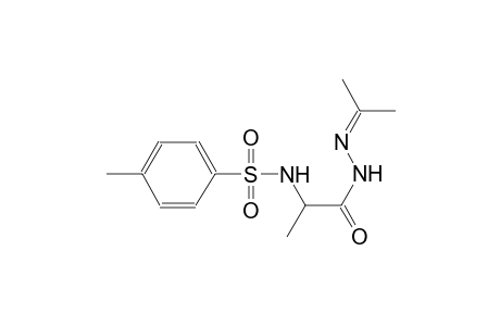 alanine, N-[(4-methylphenyl)sulfonyl]-, 2-(1-methylethylidene)hydrazide