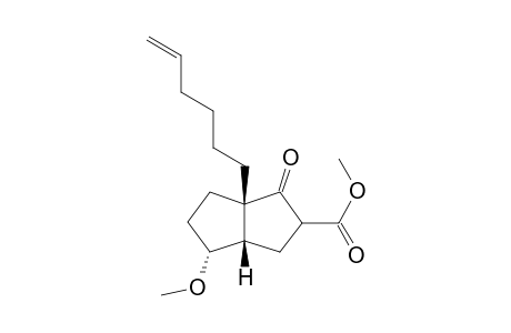 1-(5-Hexenyl)-6-methoxy-3-(methoxycarbonyl)bicyclo[3.3.0]octan-2-one