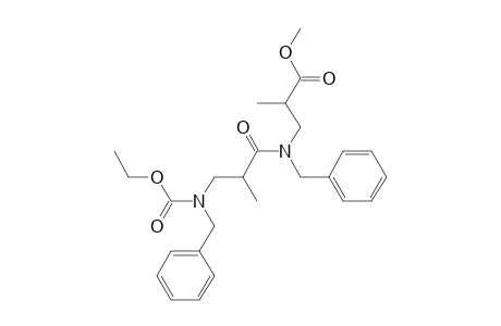 .beta.-ala-.beta.-ala, N,N'-Dibenzyl-2,2'-dimethyl-N-(ethoxycarbonyl)-, methyl ester (isomer 1)