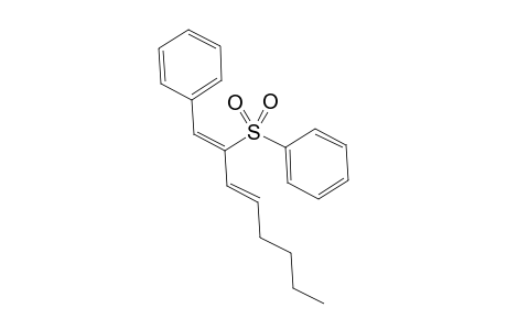 (1Z,3E)-1-Phenyl-2-phenylsulfonyl-1,3-octadiene