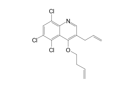 3-Allyl-4-(but-3-enyloxy)-5,6,8-trichloroquinoline