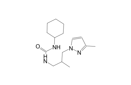 N-cyclohexyl-N'-[2-methyl-3-(3-methyl-1H-pyrazol-1-yl)propyl]urea
