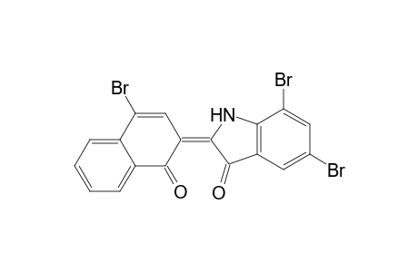 3H-Indol-3-one, 5,7-dibromo-2-(4-bromo-1-oxo-2(1H)-naphthalenylidene)-1,2-dihydro-