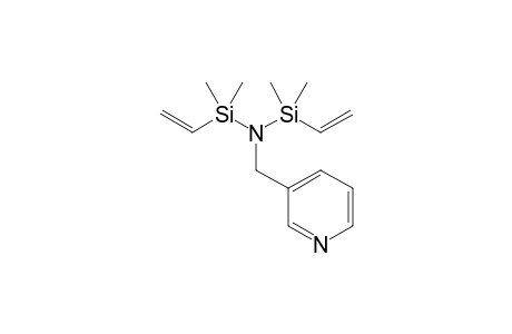 N-[Dimethyl(vinyl)silyl]-1,1-dimethyl-N-(pyridine-3-ylmethyl)-1-vinylsilanamine