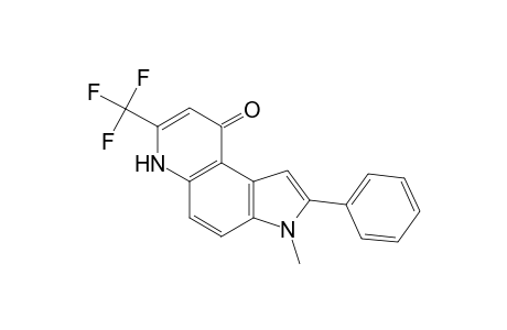3-Methyl-2-phenyl-7-(trifluoromethyl)-6H-pyrrolo[3,2-f]quinolin-9-one