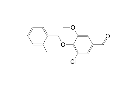 3-chloro-5-methoxy-4-[(2-methylbenzyl)oxy]benzaldehyde
