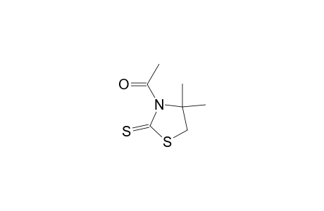 1-(4,4-dimethyl-2-sulfanylidene-1,3-thiazolidin-3-yl)ethanone