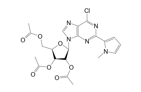 6-Chloro-2-(N'-methyl-2'-pyrrolyl)-9.beta.-(2',3',5'-tri-O-acetyl)-D,ribo-furanosylpurine
