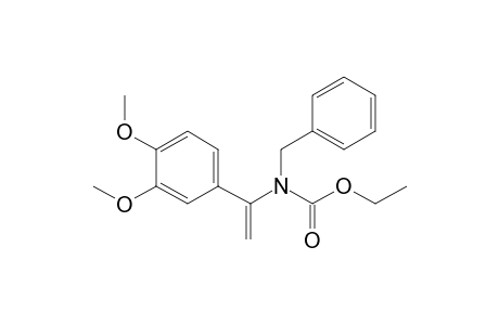 Carbamic acid, [1-(3,4-dimethoxyphenyl)ethenyl](phenylmethyl)-, ethyl ester