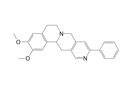 6H-Isoquino[2,1-b][2,6]naphthyridine, 5,8,13,13a-tetrahydro-2,3-dimethoxy-10-phenyl-