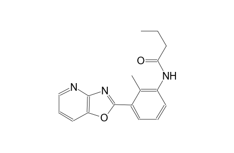 butanamide, N-(2-methyl-3-oxazolo[4,5-b]pyridin-2-ylphenyl)-