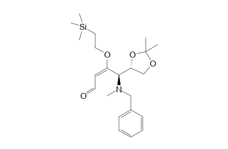 (4R,4'S)-4-(Benzylmethylamino)-4-(2',2'-dimethyl-1,3-dioxolan-4'-yl)-3-[2-(trimethylsilyl)ethoxy]but-2-enal