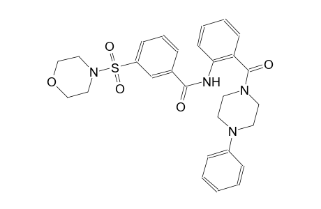 benzamide, 3-(4-morpholinylsulfonyl)-N-[2-[(4-phenyl-1-piperazinyl)carbonyl]phenyl]-