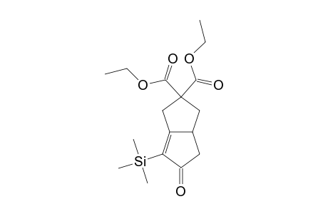 3,3a,4,5-Tetrahydro-5-oxo-6-(trimethylsilyl)-2,2(1H)-pentalenedicarboxylic Acid Diethyl ester