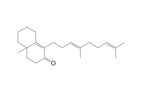 2(3H)-Naphthalenone, 1-(4,8-dimethyl-3,7-nonadienyl)-4,4a,5,6,7,8-hexahydro-4a-methyl-, (E)-