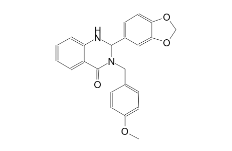 4(1H)-quinazolinone, 2-(1,3-benzodioxol-5-yl)-2,3-dihydro-3-[(4-methoxyphenyl)methyl]-