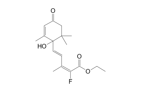 (2E,4E)-2-Fluoroabscisic acid ethyl ester