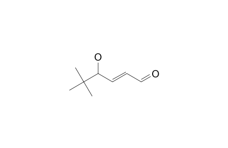 (E)-4-hydroxy-5,5-dimethylhex-2-enal