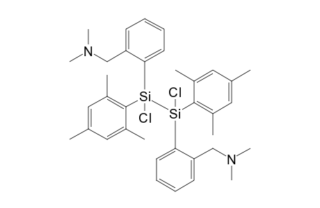 1,2-Dichloro-1,2-bis[2-(dimethylaminomethyl)phenyl]-1,2-bis(2,4,6-trimethylphenyl)disilane