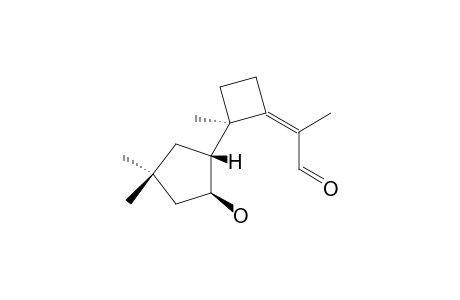 (2Z)-2-[(2R)-2-[(1R,2S)-2-hydroxy-4,4-dimethyl-cyclopentyl]-2-methyl-cyclobutylidene]propionaldehyde